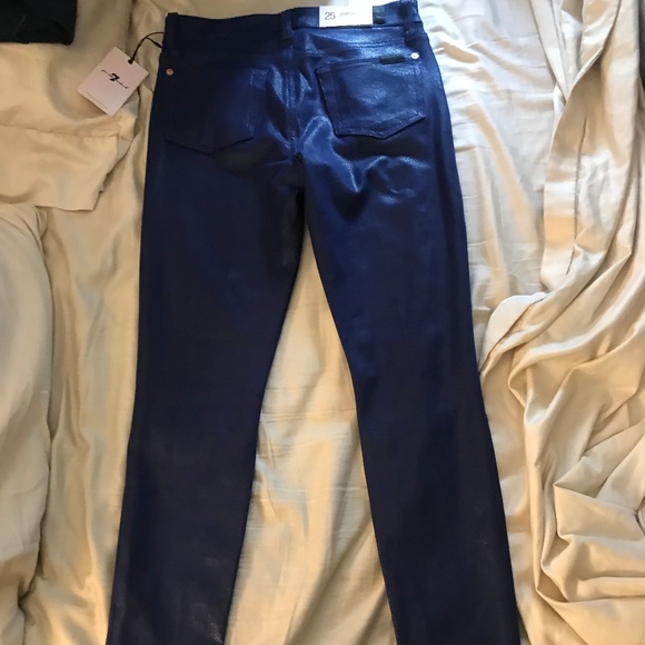 7 For All Mankind Gwenevere Skinny Pants, Sz 25 - Picture 2 of 8
